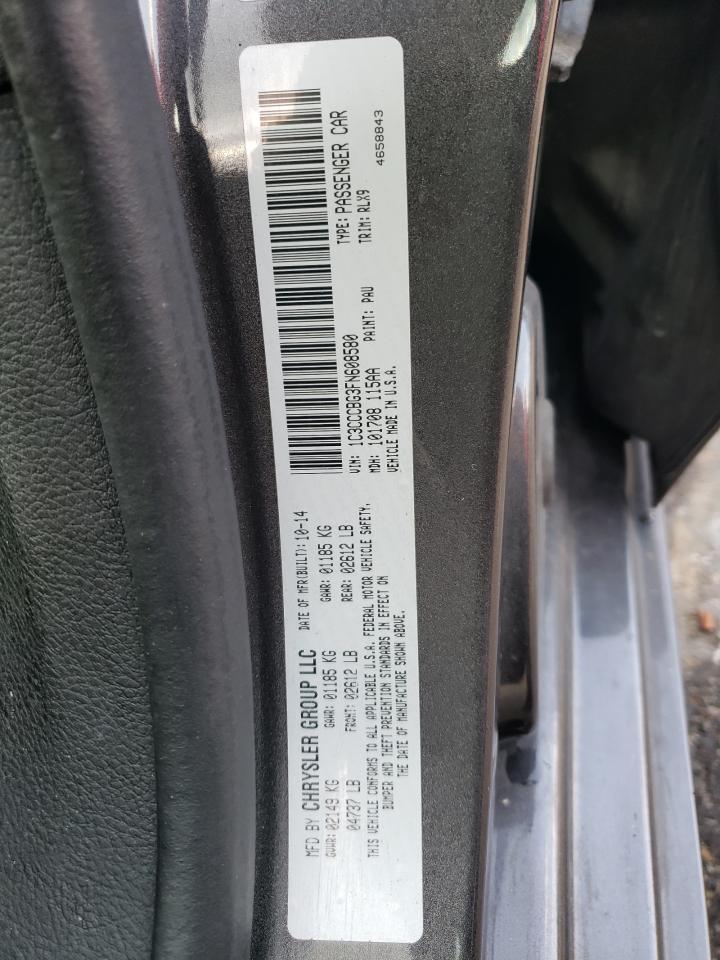 2015 200 VIN 1C3CCCBG3FN608580 photo 12