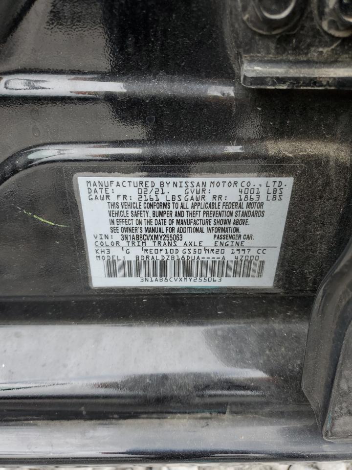 2021 Nissan Sentra VIN 3N1AB8CVXMY255063 photo 12