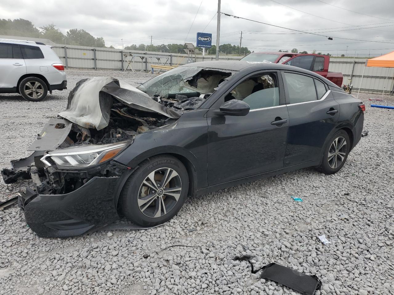 2021 Nissan Sentra VIN 3N1AB8CVXMY255063 photo 1