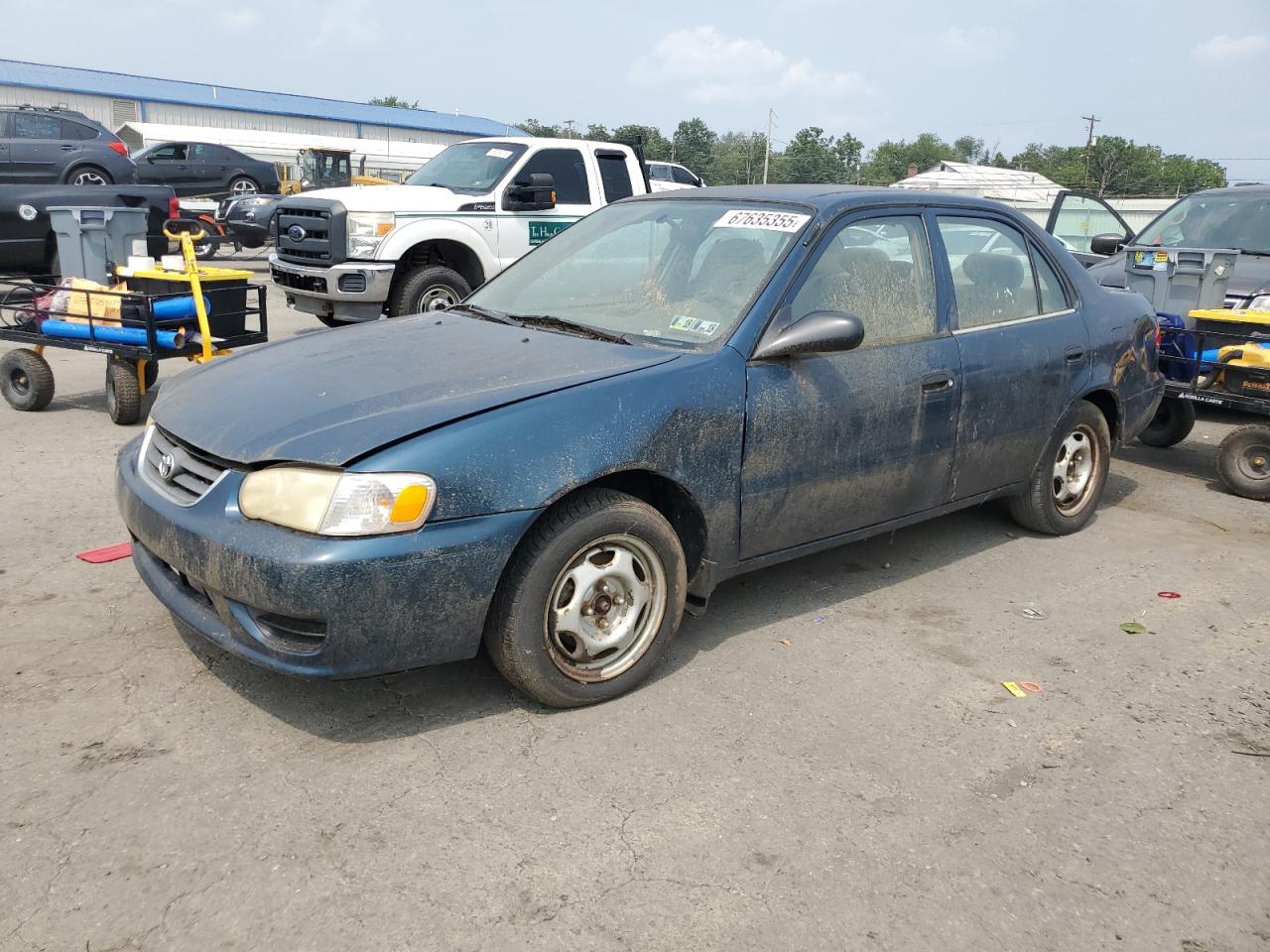 2002 Toyota Corolla VIN 2T1BR12E12C527745 photo 1