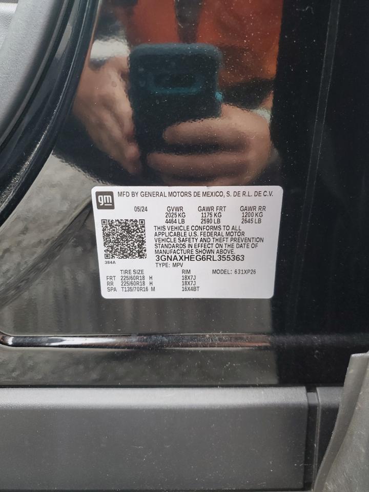 2024 Chevrolet Equinox VIN 3GNAXHEG6RL355363 photo 12
