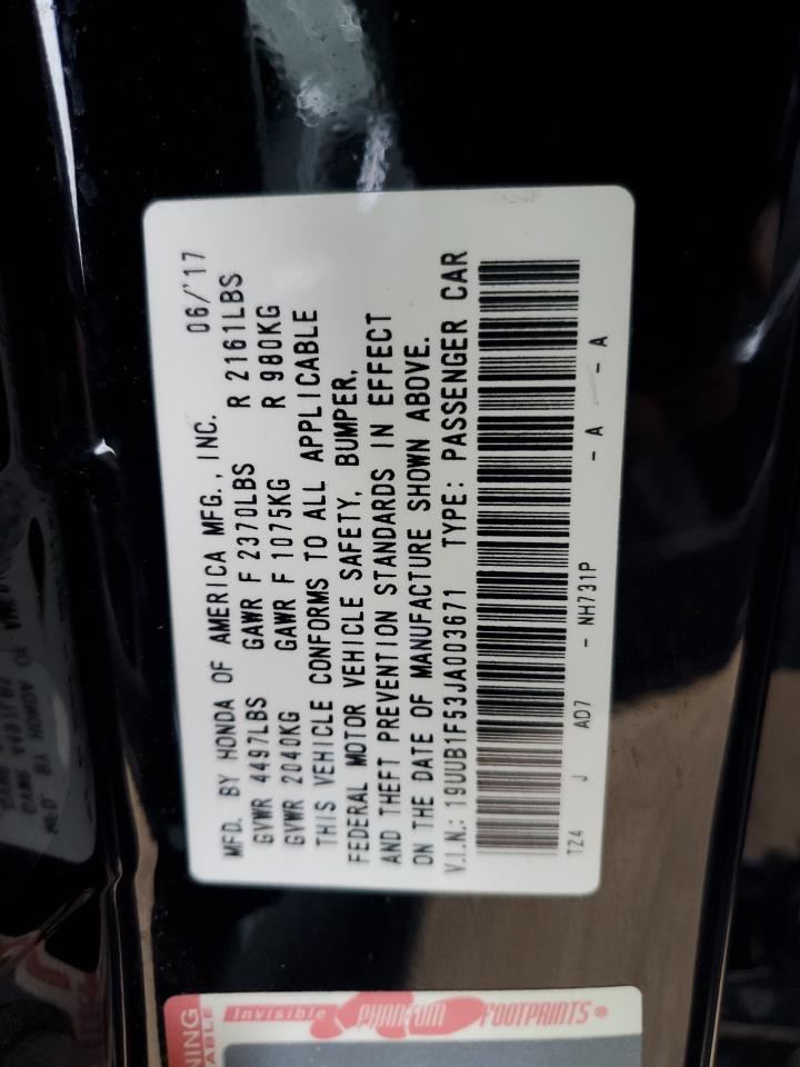 2018 Acura Tlx VIN 19UUB1F53JA003671 photo 12