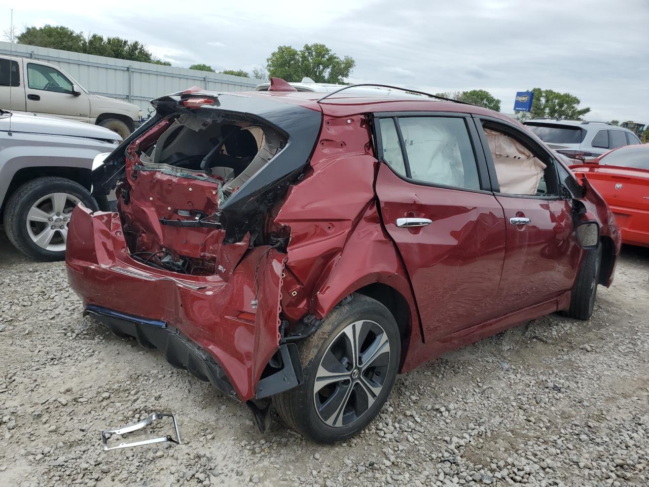 2020 NISSAN Leaf VIN 1N4AZ1CP6LC304290 photo 3