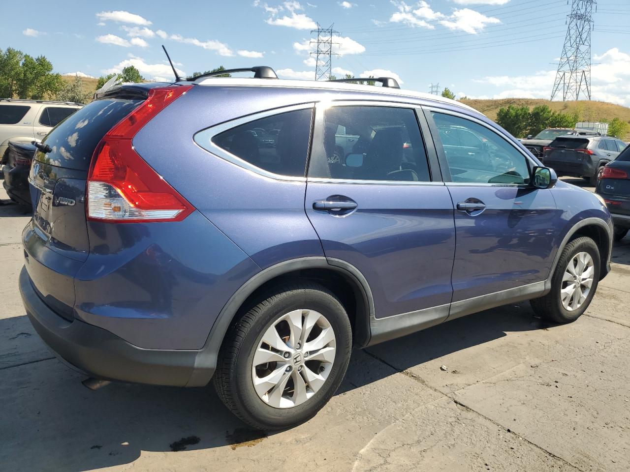 2014 Honda Crv VIN 2HKRM4H57EH605968 photo 3