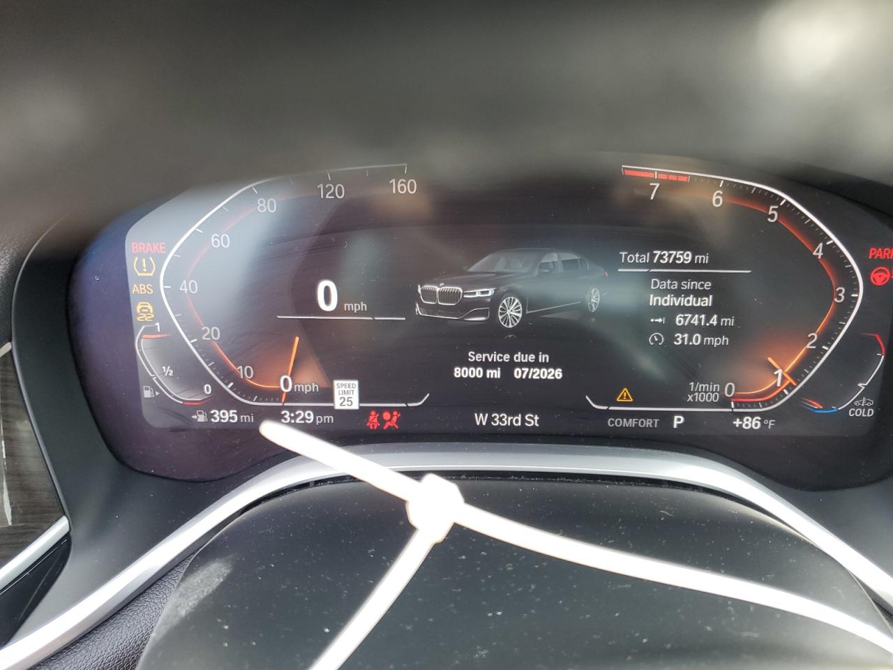 2022 BMW 7 series VIN WBA7T4C0XNCH65571 photo 9