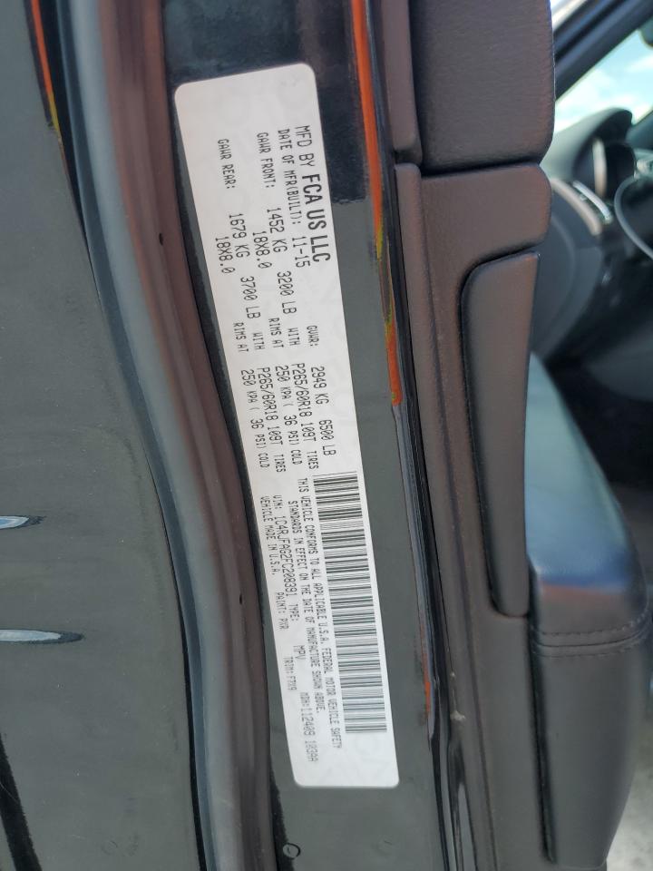 2015 Jeep Grand cher VIN 1C4RJFAG2FC208391 photo 12