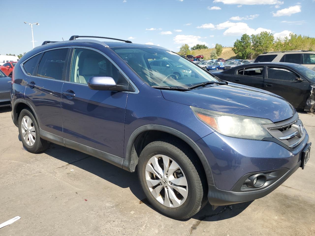 2014 Honda Crv VIN 2HKRM4H57EH605968 photo 4