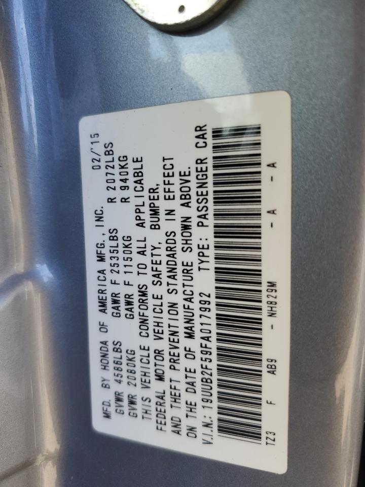 2015 Tlx VIN 19UUB2F59FA017992 photo 12