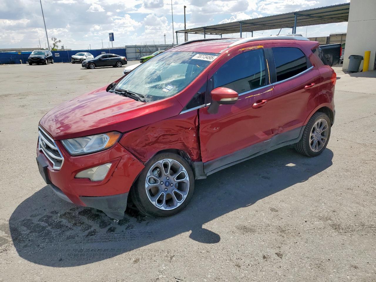 2020 Ford Ecosport VIN MAJ6S3KL5LC376912 photo 1