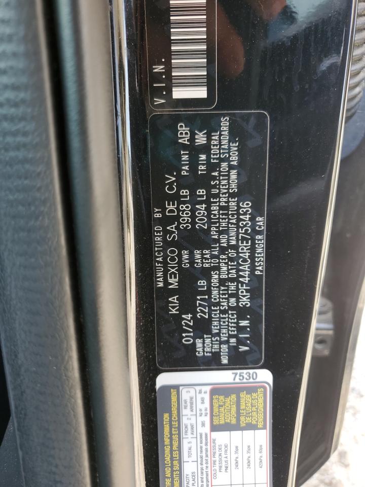 2024 Kia Forte VIN 3KPF44AC4RE753436 photo 12
