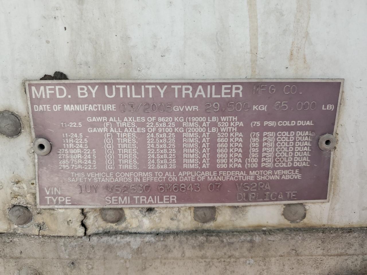 2006 UTILITY All models VIN 1UYVS25306M684307 photo 10