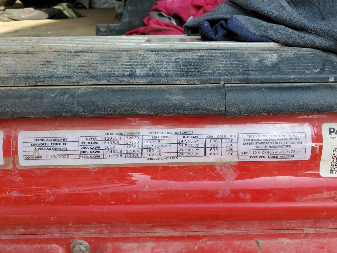2023 KENWORTH All other VIN 1XKZP4EX6PJ247614 photo 10