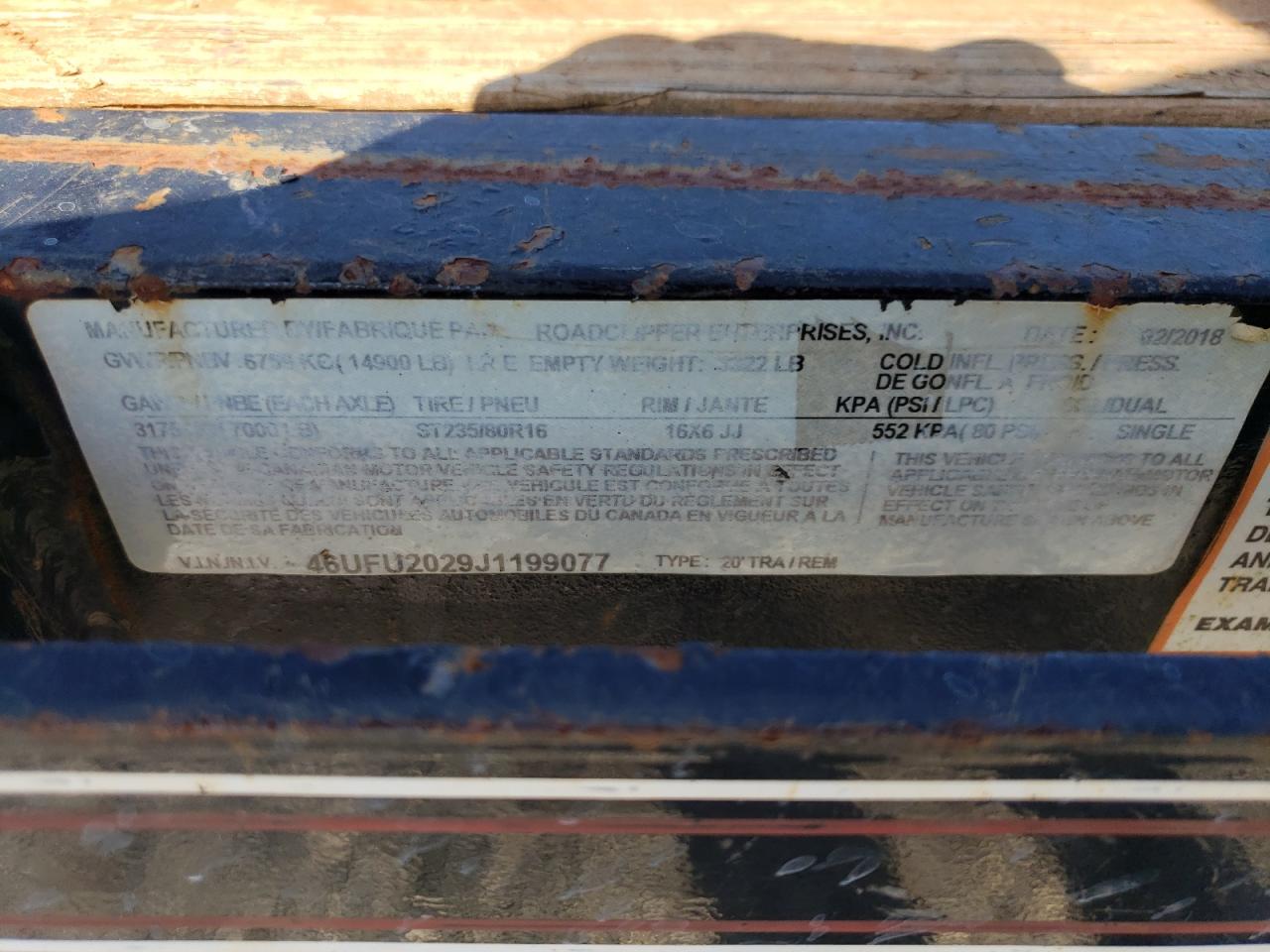2018 OTHER All other VIN 46UFU2029J1199077 photo 10