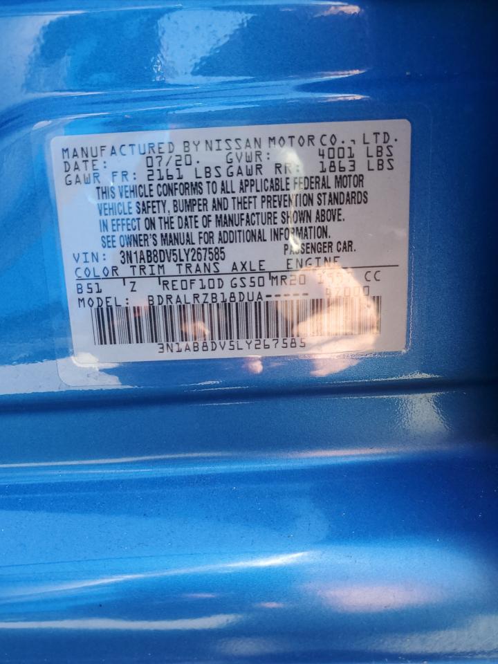 2020 Nissan Sentra VIN 3N1AB8DV5LY267585 photo 12