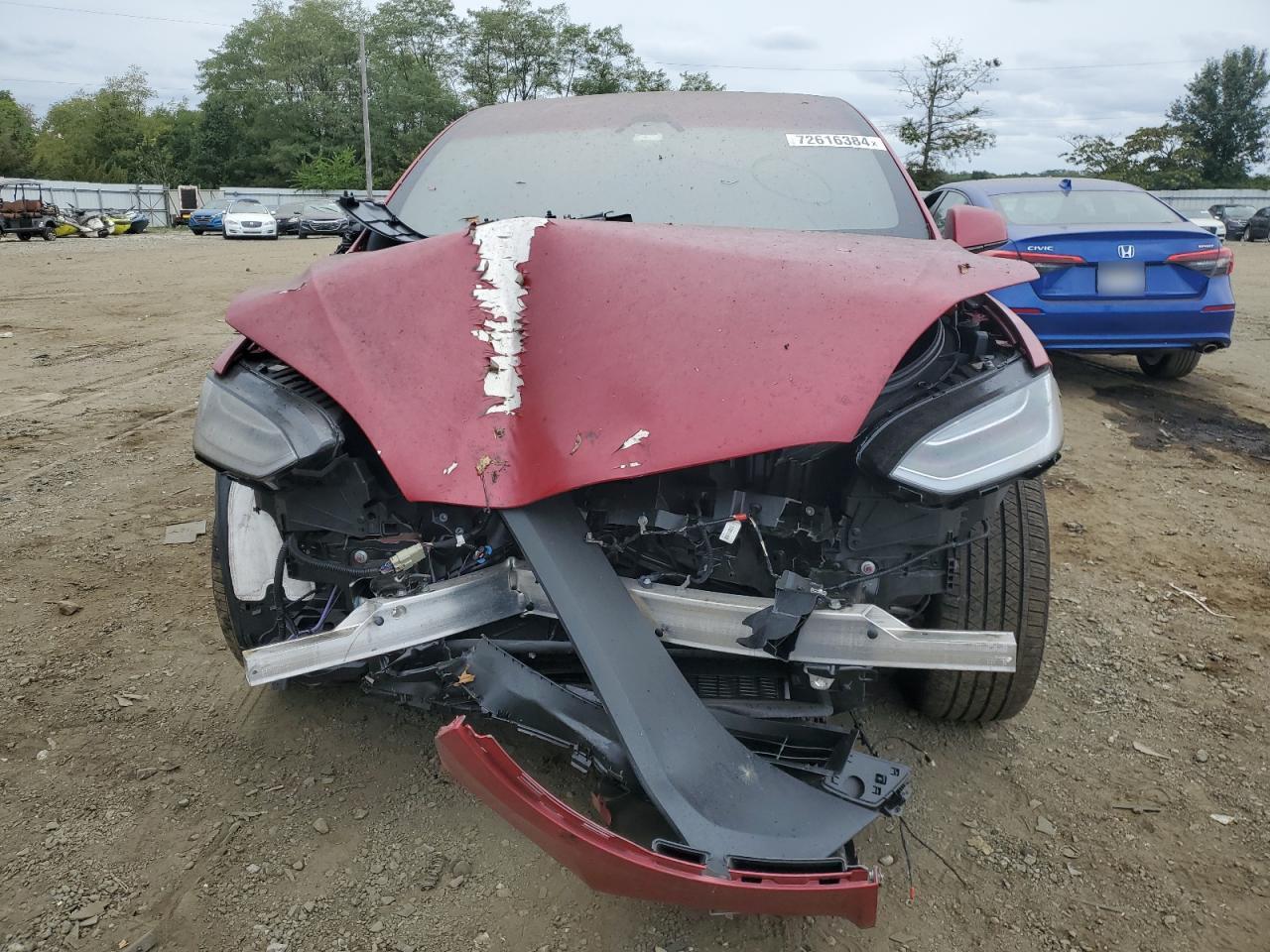 2022 Tesla Model x VIN 7SAXCAE56NF341592 photo 5
