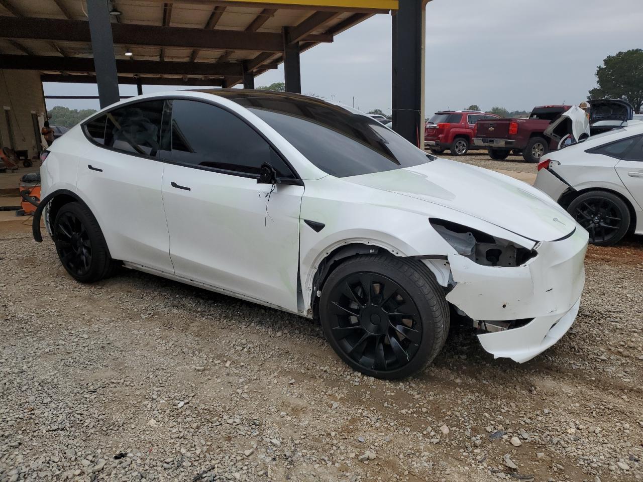 2022 Tesla Model y VIN 7SAYGDEE6NF385845 photo 4