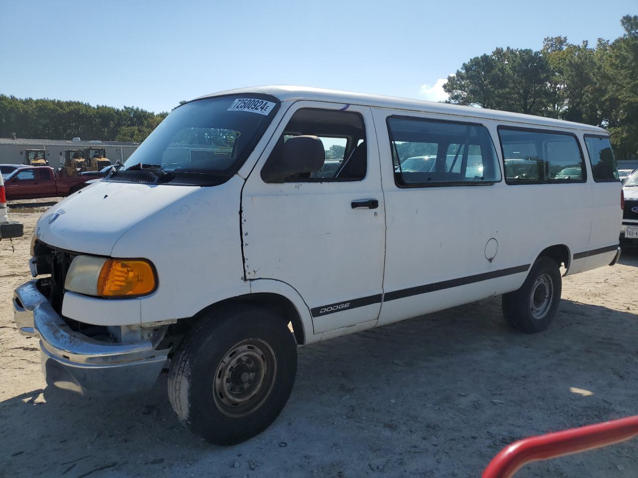 2002 DODGE B series VIN 2B5WB35Z12K109414 photo 1