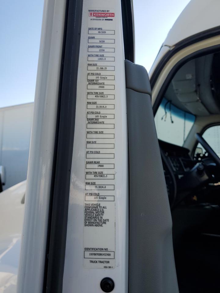 2021 KENWORTH All other VIN 1XKYDK9X8MJ452480 photo 10