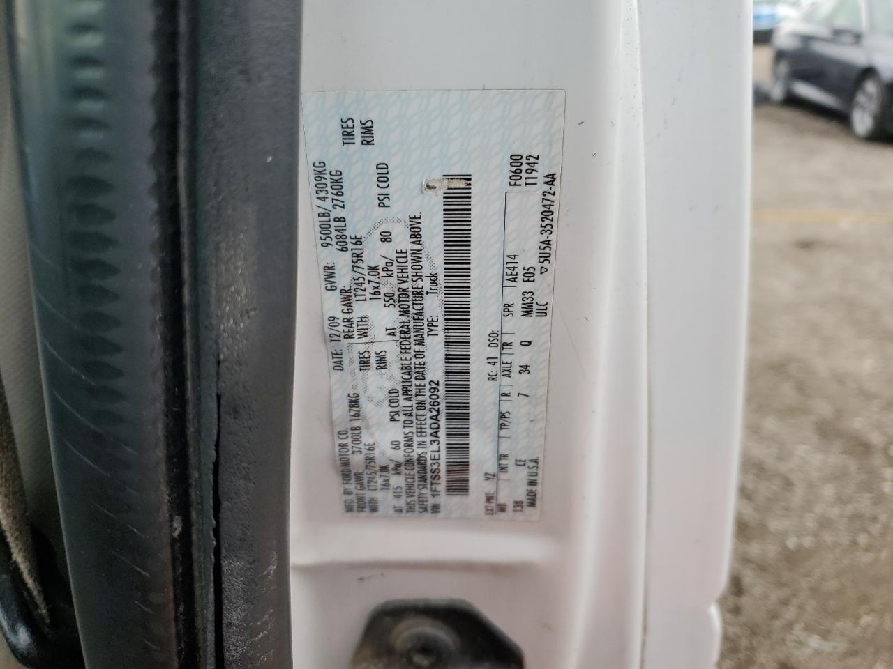 2010 Ford All models VIN 1FTSS3EL3ADA26092 photo 12