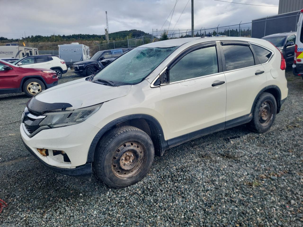 2015 HONDA Cr-v lx VIN 2HKRM4H38FH104586 photo 1