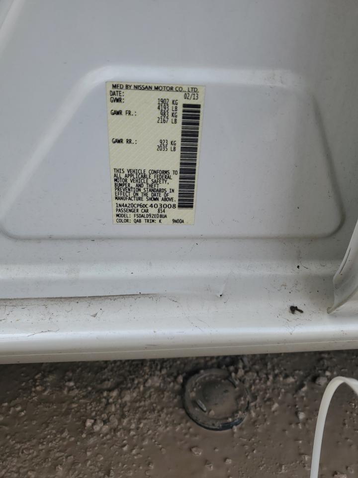 2013 Nissan Leaf VIN 1N4AZ0CP6DC403008 photo 12