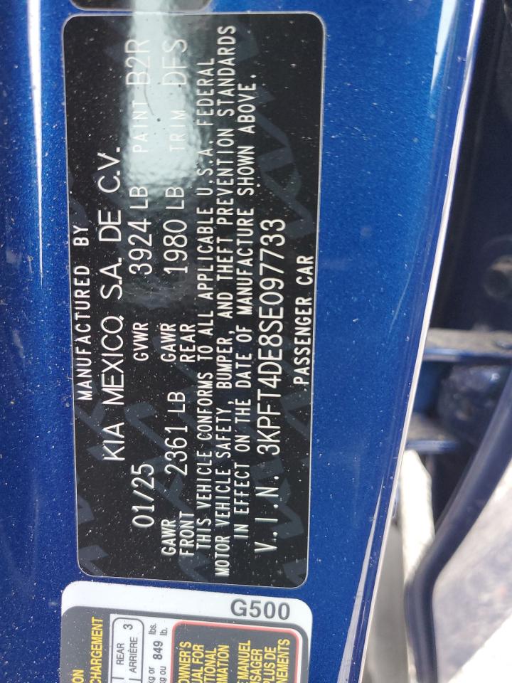 2025 Kia All other VIN 3KPFT4DE8SE097733 photo 12