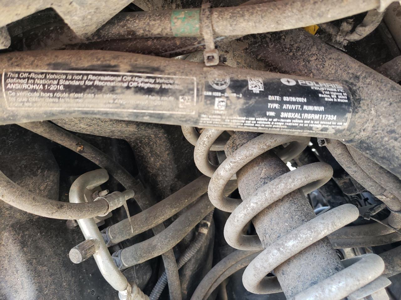2024 Polaris Ranger xd VIN 3NSXAL1R5RM117334 photo 10