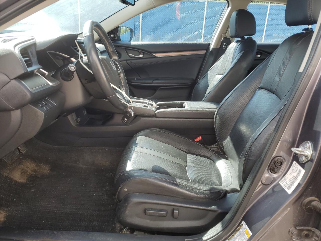 2016 HONDA Civic touring VIN 2HGFC1F9XGH106346 photo 7