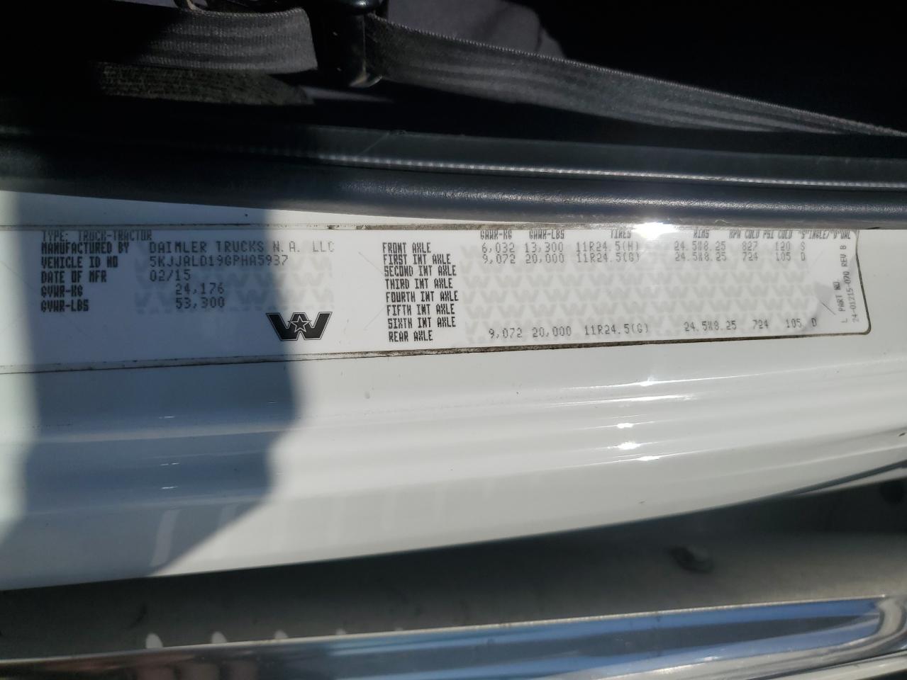 2016 WESTENSTAR All models VIN 5KJJALD19GPHA5937 photo 10