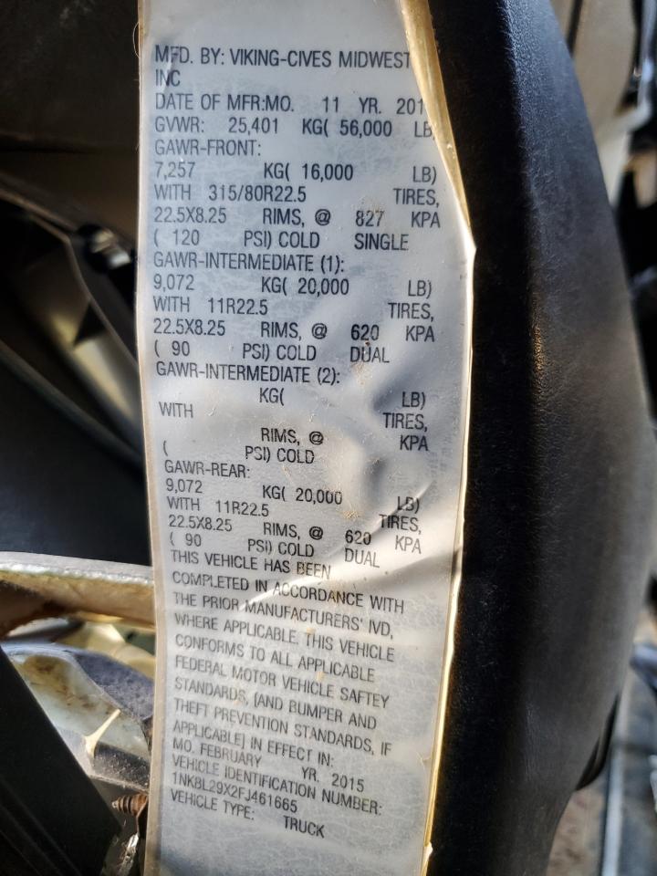 2015 KENWORTH All models VIN 1NKBL29X2FJ461665 photo 10