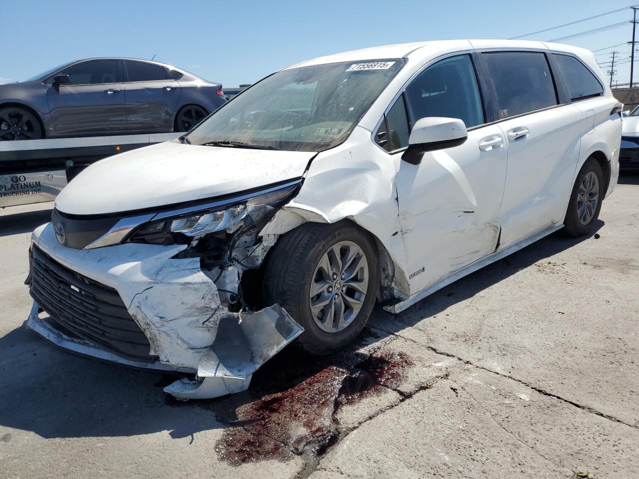 2021 Toyota All models VIN 5TDKRKEC9MS042179 photo 1