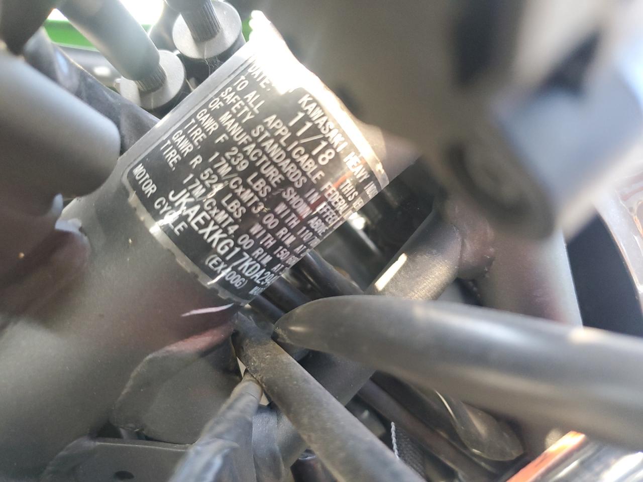 2019 Kawasaki All other VIN JKAEXKG17KDA29497 photo 9