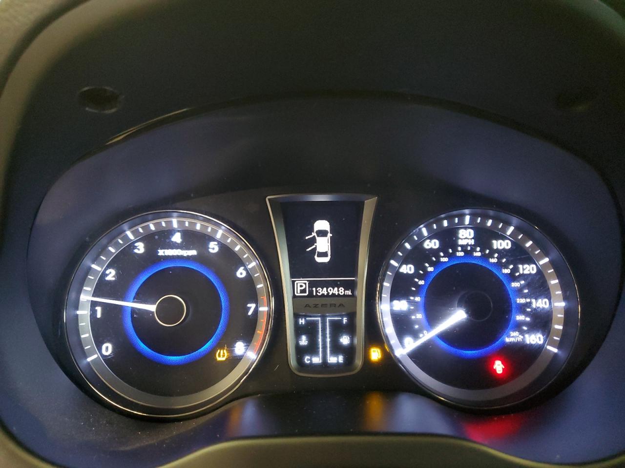 2012 HYUNDAI Azera VIN KMHFG4JGXCA125557 photo 9