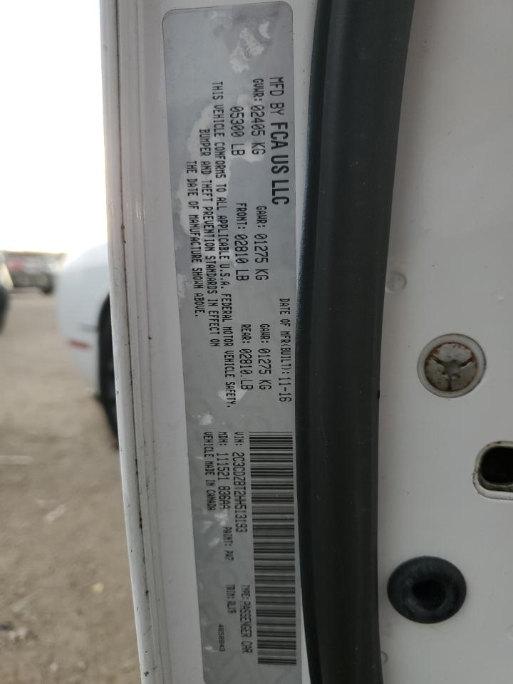 2017 Dodge Challenger VIN 2C3CDZBT2HH513193 photo 12