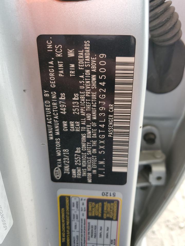 2018 Kia Optima VIN 5XXGT4L39JG245009 photo 12