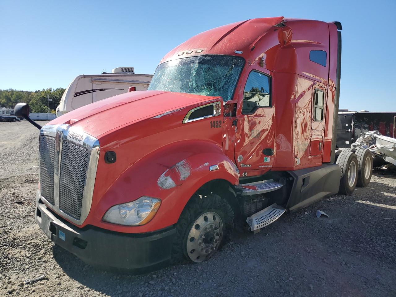 2019 KENWORTH CONSTRUCTION T680 VIN 1XKYD49X2KJ236830 photo 2