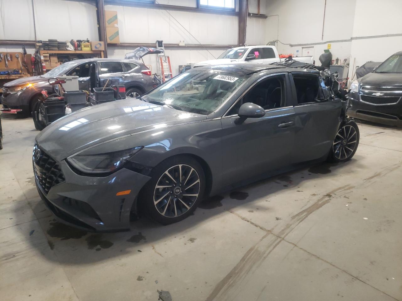 2021 HYUNDAI Sonata VIN 5NPEH4J20MH073481 photo 1