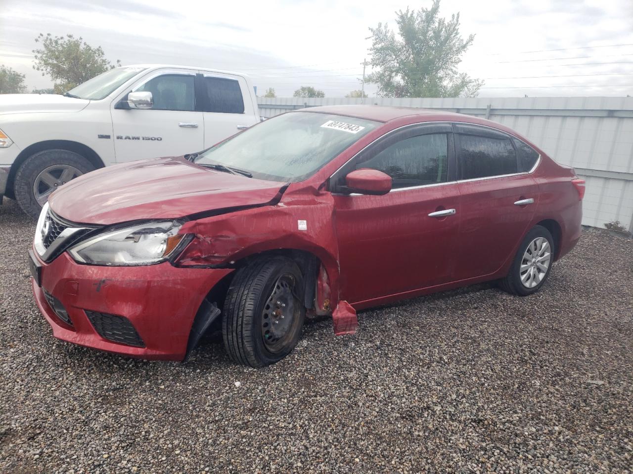 2018 Niss Sentra VIN 3N1AB7AP5JY254168 photo 1