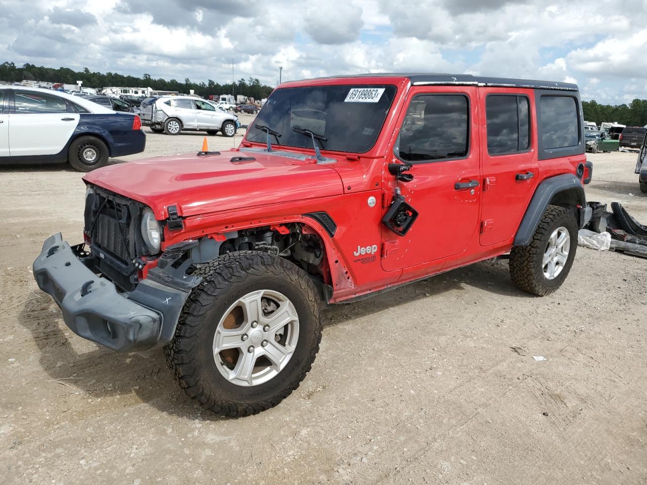 2019 JEEP Wrangler / VIN 1C4HJXDN4KW591626 photo 1