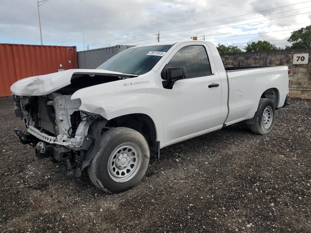 2021 CHEVROLET Silverado VIN 3GCNWAEH7MG172990 photo 1