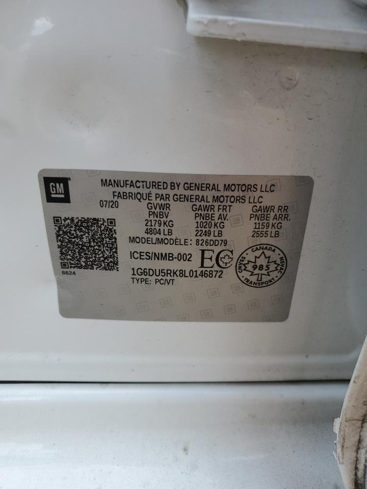 2020 Cadillac Ct5 VIN 1G6DU5RK8L0146872 photo 12