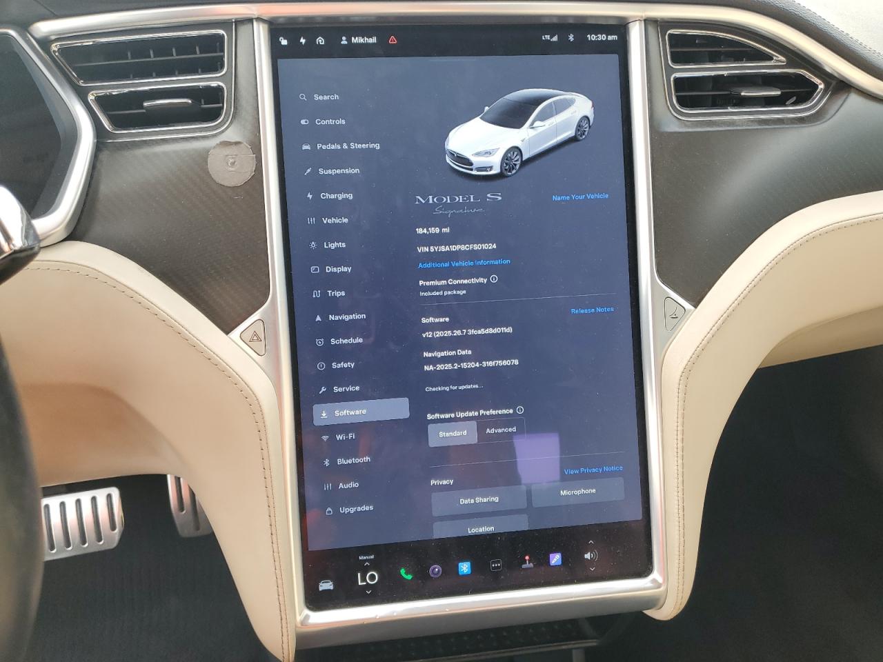 2012 Tesla Model s VIN 5YJSA1DP8CFS01024 photo 9