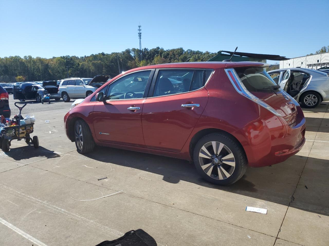 2014 NISSAN Leaf VIN 1N4AZ0CP5EC330456 photo 2