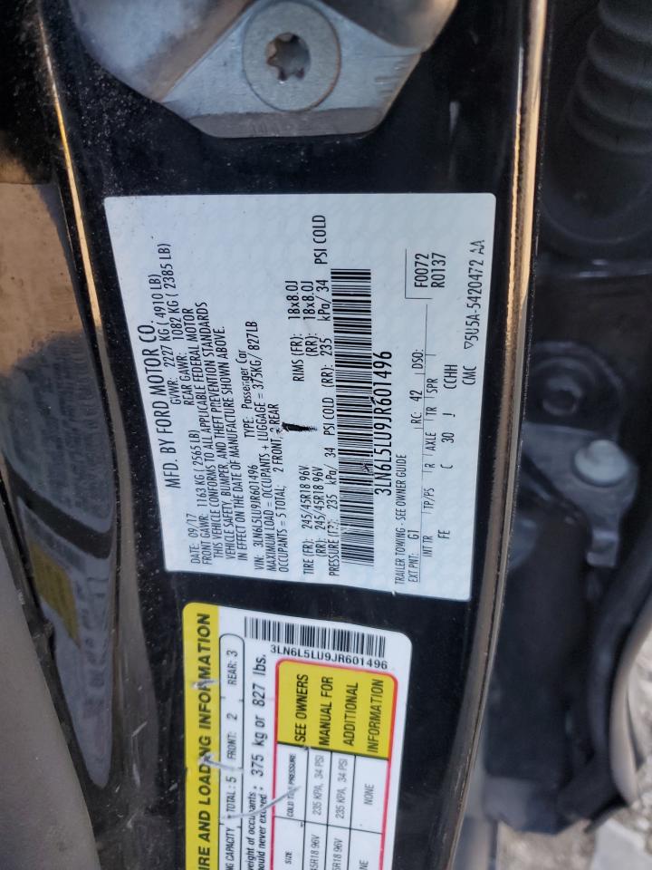 2018 Lincoln Mkz VIN 3LN6L5LU9JR601496 photo 12