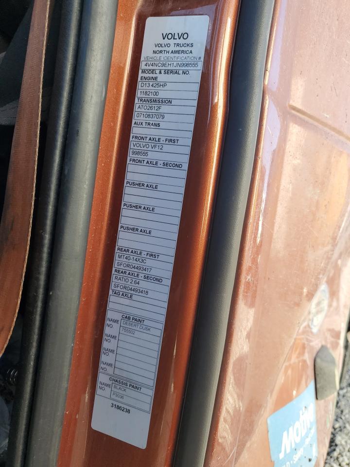 2018 Volvo All models VIN 4V4NC9EH1JN998555 photo 10