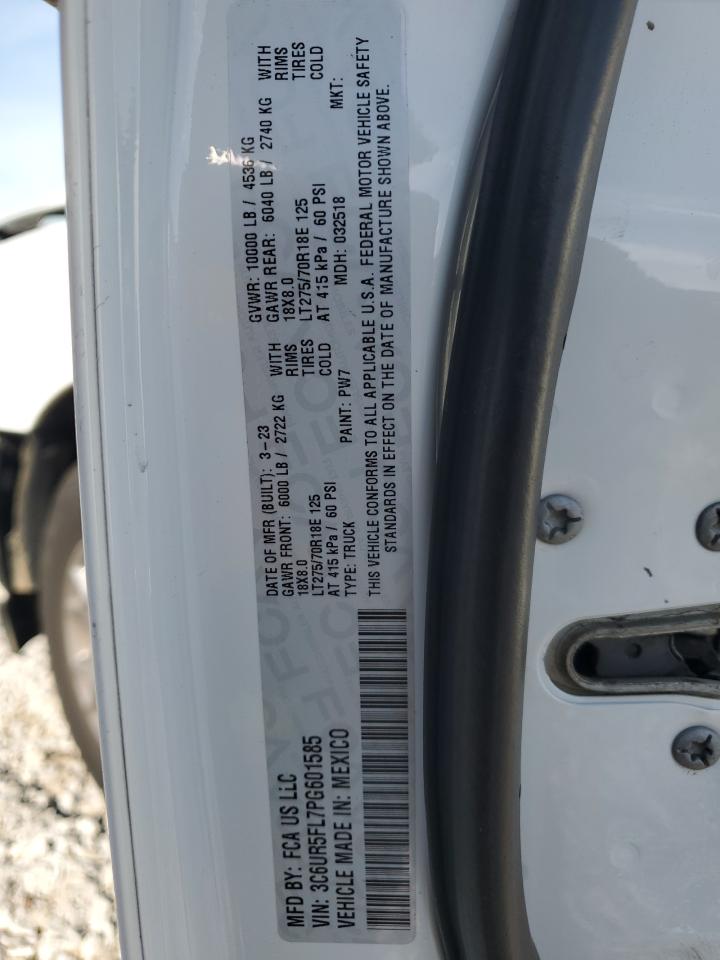 2023 RAM 2500 VIN 3C6UR5FL7PG601585 photo 12