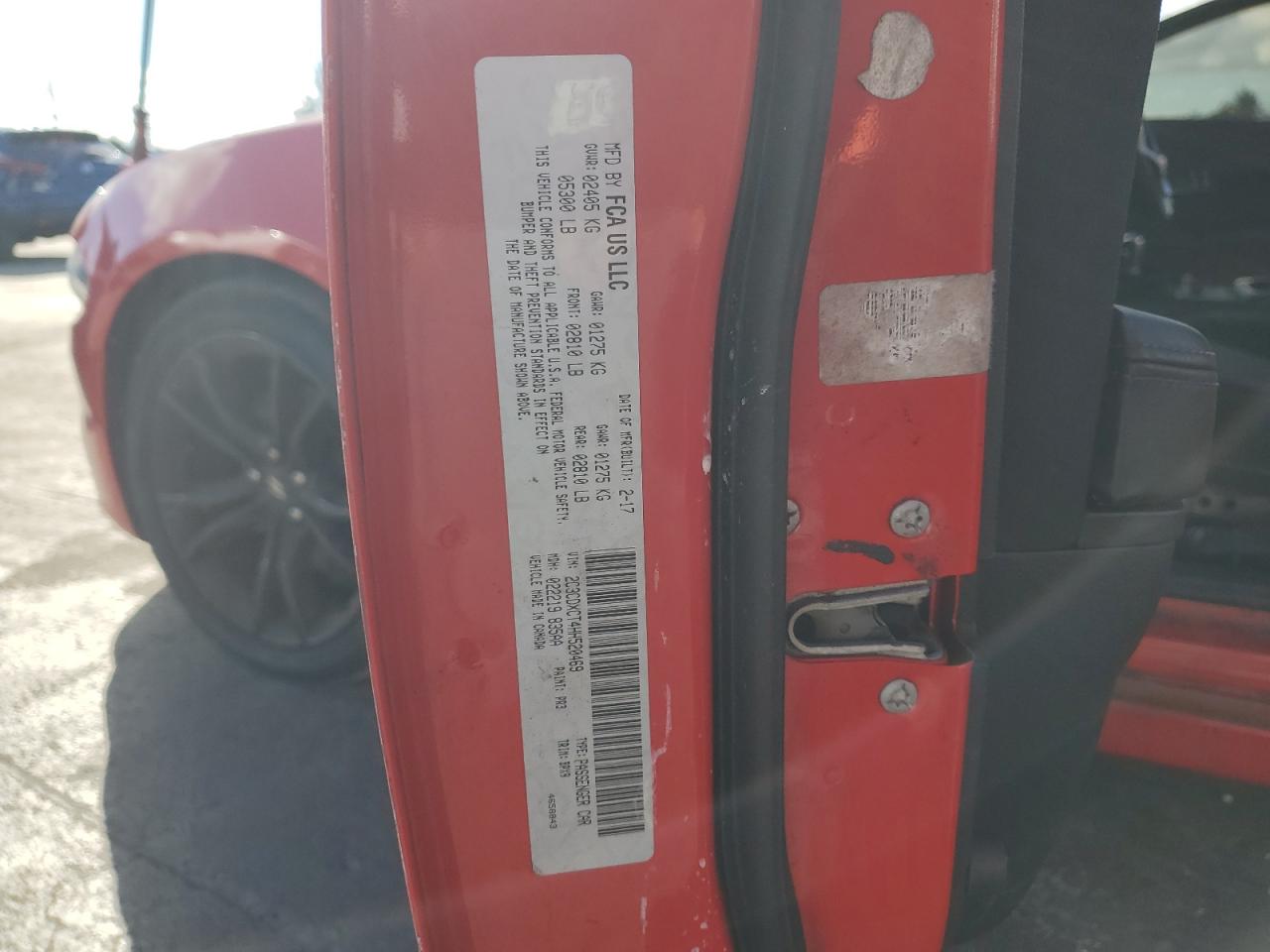2017 Dodge Charger VIN 2C3CDXCT4HH520469 photo 12