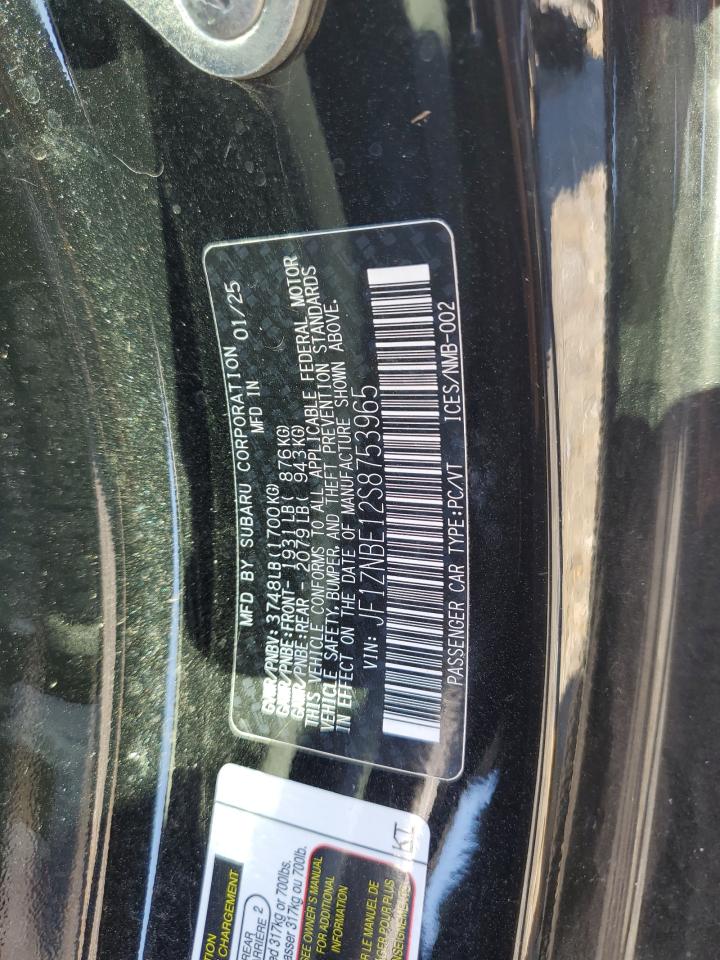 2025 Toyota Gr 86 prem VIN JF1ZNBE12S8753965 photo 12