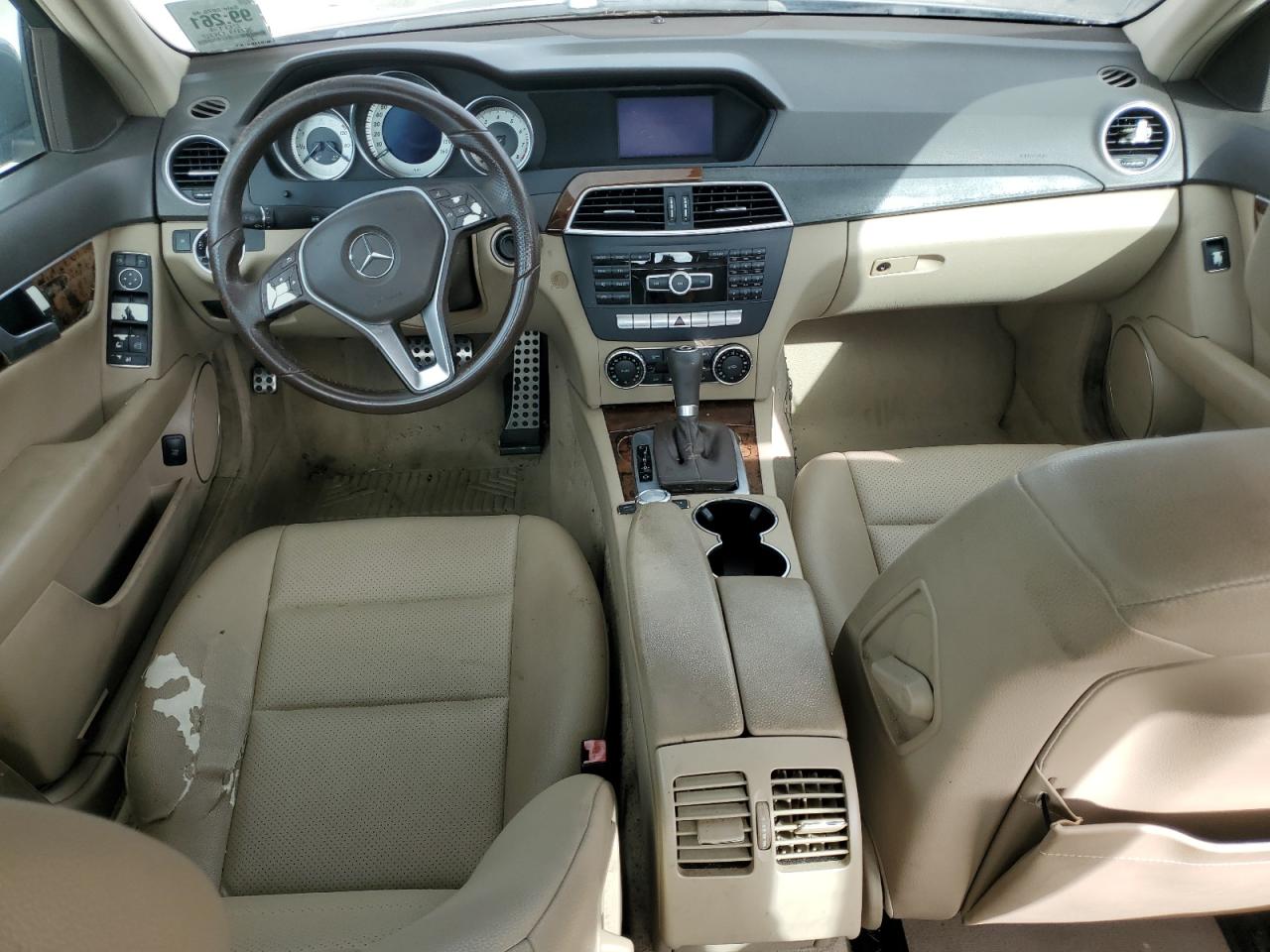 2014 Mercedes-Benz C class VIN WDDGF4HBXEA932708 photo 8