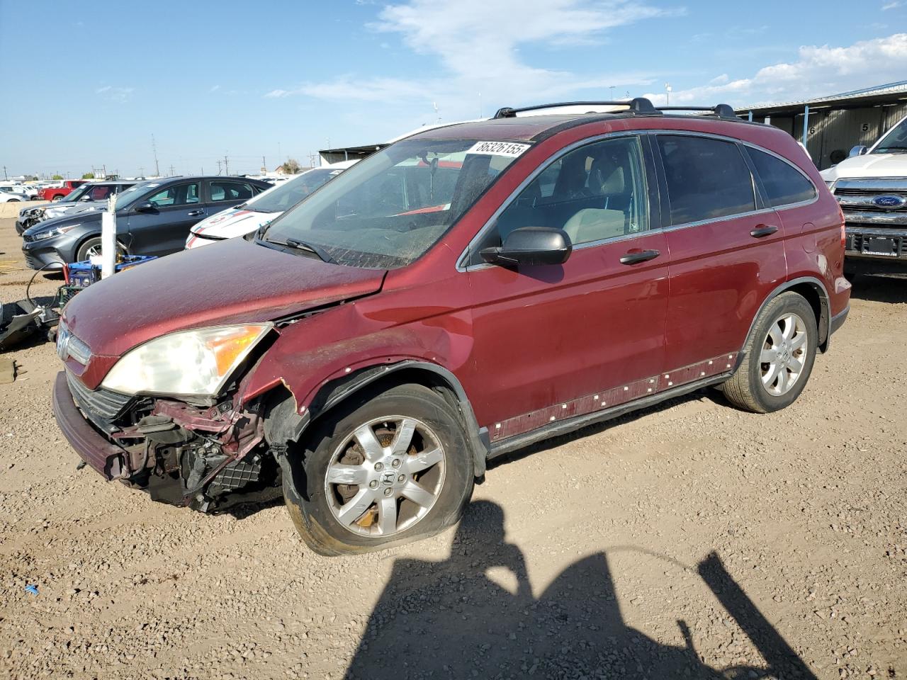 2007 HONDA Crv VIN JHLRE48517C026893 photo 1
